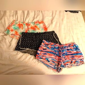 XL Set of Three Soft Shorts